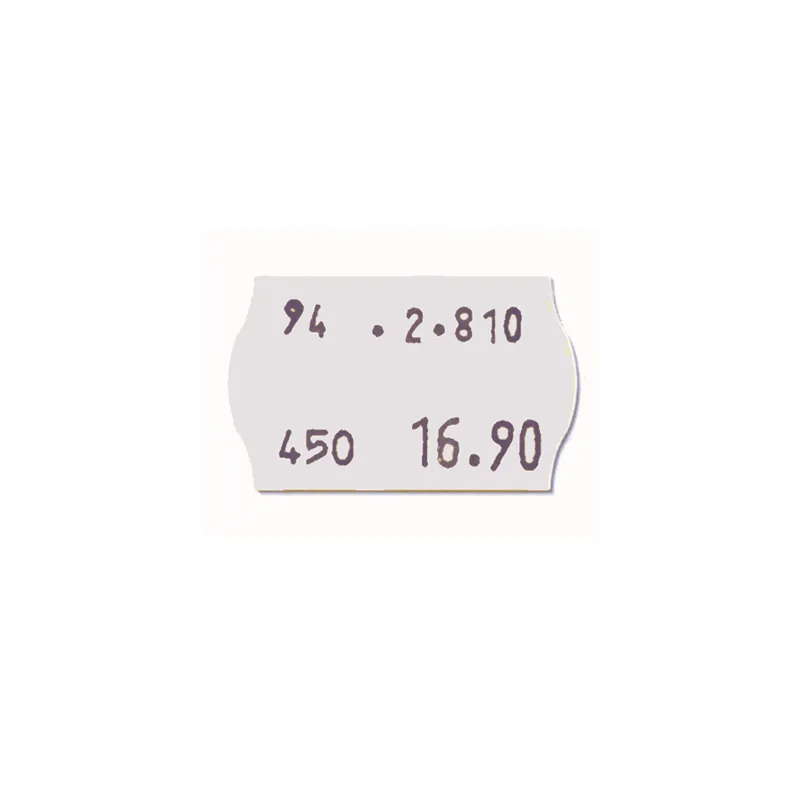 1000U. ÉTIQUETTES CODE 141.06/141.07   2,6x1,6 CM BLANC ADHESIF (20 UNITÉ)