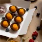 CAPSULES PETIT FOURS 50 G/M2 Ø 2,4x2 CM CACAO PARCH.INGRAISSABLE (500 UNITÉ) CAPSULES PETIT FOURS