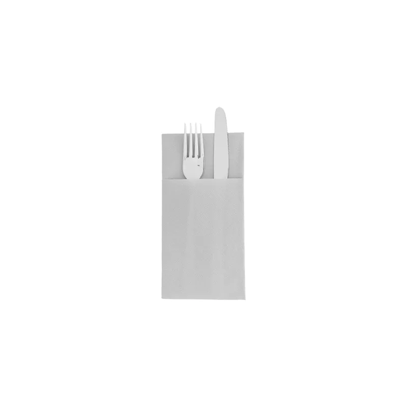 SERVIETTES KANGOUROU  55 G/M2 40x40 CM GRIS AIRLAID (700 UNITÉ)