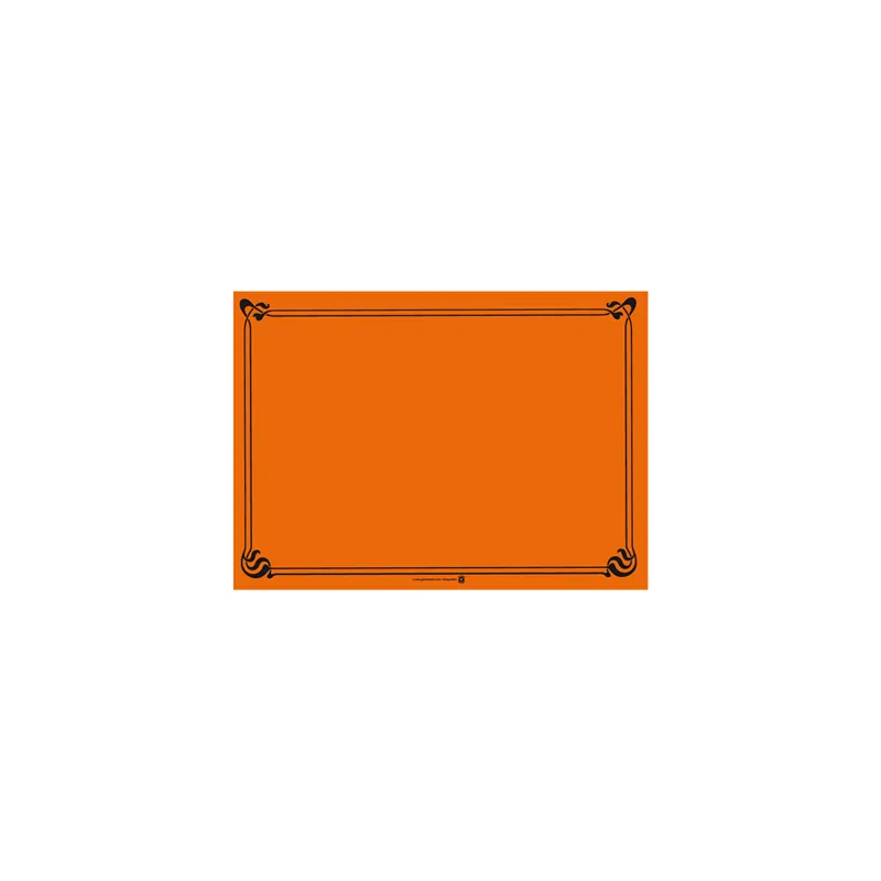 SETS DE TABLE  48 G/M2 31x43 CM ORANGE CELLULOSE (2000 UNITÉ)