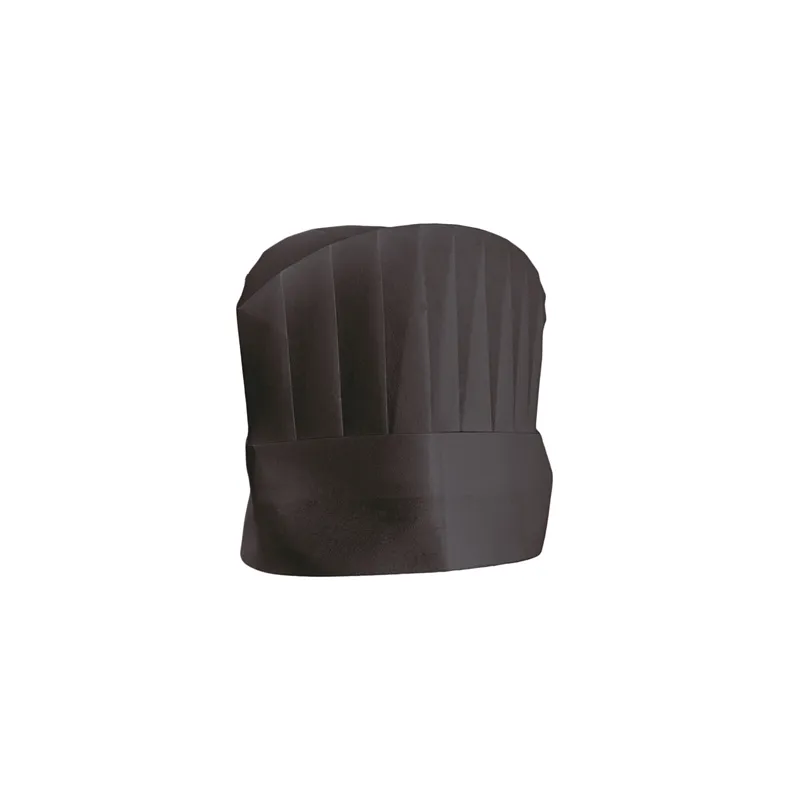 TOQUES DE CHEF À CALOTTE ARRONDIE 20 CM NOIR AIRLAID (10 UNITÉ) TOQUES DE CHEF À CALOTTE ARRONDIE 20 CM NOIR AIRLAID (10 UNITÉ)