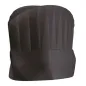 TOQUES DE CHEF À CALOTTE ARRONDIE 20 CM NOIR AIRLAID (10 UNITÉ) TOQUES DE CHEF À CALOTTE ARRONDIE