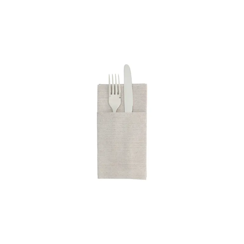 SERVIETTES KANGOUROU LIKE LINEN  70 G/M2 40x40 CM CHOCOLAT SPUNLACE (700 UNITÉ)