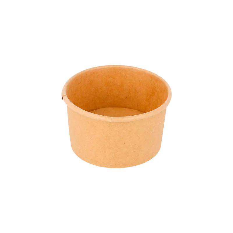 POTS À GLACES  70 ML 210 + 18 PE G/M2 Ø6,5x3,9 CM MARRON CARTON (2000 UNITÉ)