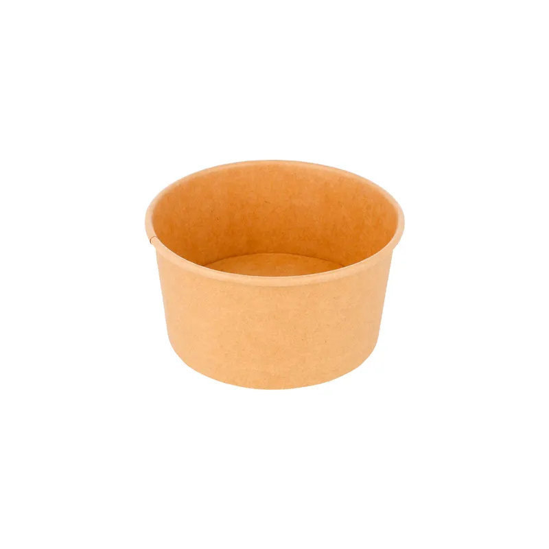 POTS À GLACES  150 ML 250 + 18 PE G/M2 Ø8,5x4,5 CM MARRON CARTON (2000 UNITÉ)