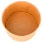 POTS À GLACES 180 ML 250 + 18 PE G/M2 Ø 8,7x5,2 CM MARRON CARTON (2000 UNITÉ) POTS À GLACES