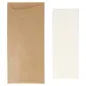 SACS COUVERTS + SERV. AIRLAID BLANC