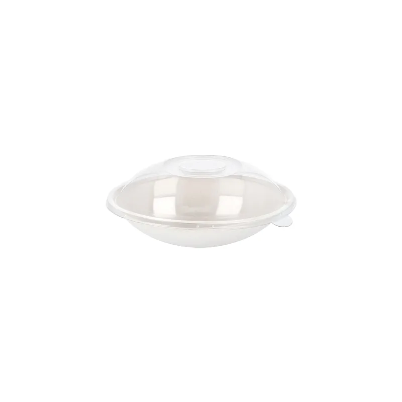BOLS OVALES + COUVERCLES BIONIC 22x13,5x5,5+4,5 CM BLANC BAGASSE (100 UNITÉ) BOLS OVALES + COUVERCLES BIONIC 22x13,5x5,5+4,5 CM BLANC BAGASSE (100 UNITÉ)