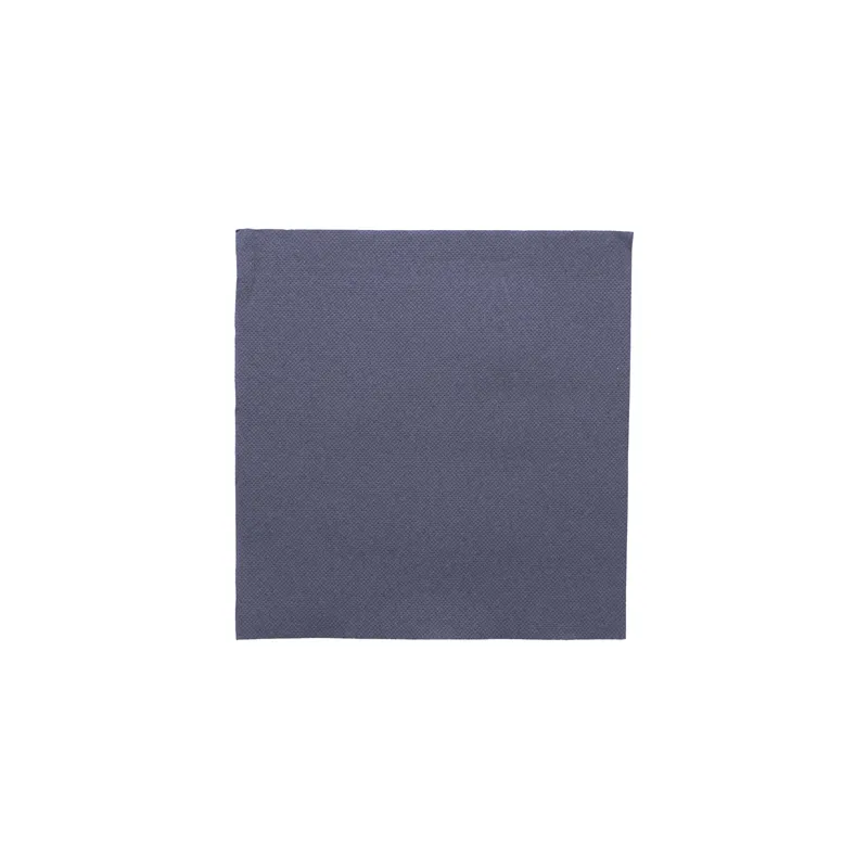 SERVIETTES ECOLABEL DOUBLE POINT  18 G/M2 39x39 CM BLEU MARINE OUATE (1200 UNITÉ)