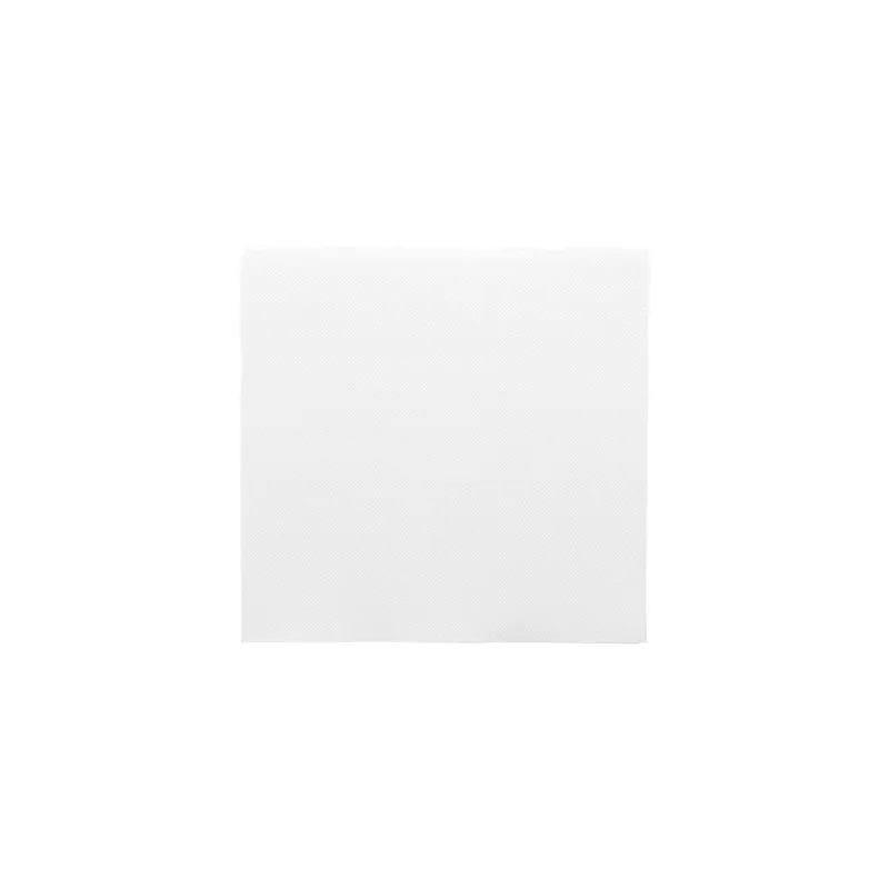 SERVIETTES ECOLABEL DOUBLE POINT  18 G/M2 39x39 CM BLANC OUATE (1200 UNITÉ)