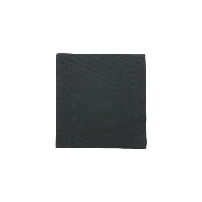 SERVIETTES  55 G/M2 40x40 CM NOIR AIRLAID (700 UNITÉ)