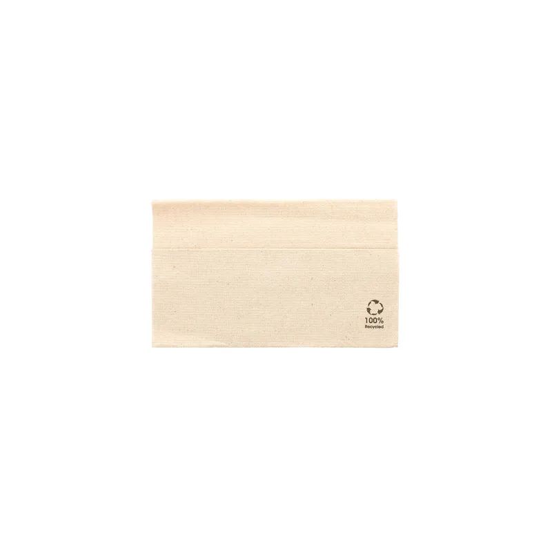 SERV. MASTER SERVIS ECOLABEL 1 PLI FEEL GREEN  23 G/M2 33x33 CM NATUREL OUATE RECYCLÉE (4800 UNITÉ)