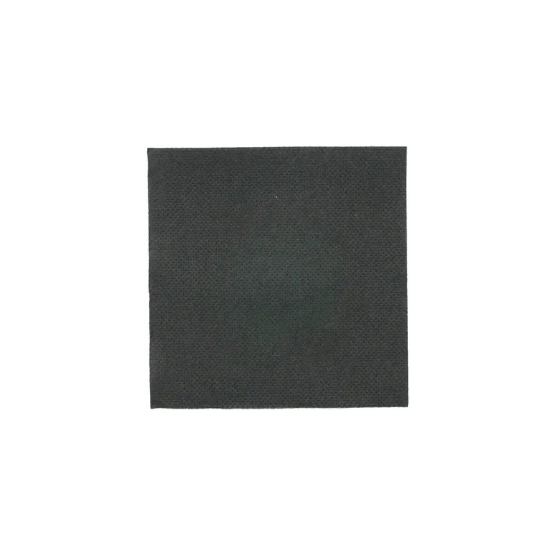 SERVIETTES ECOLABEL DOUBLE POINT  18 G/M2 20x20 CM NOIR OUATE (2400 UNITÉ)