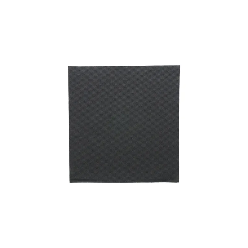 SERVIETTES ECOLABEL DOUBLE POINT  18 G/M2 39x39 CM NOIR OUATE (1200 UNITÉ)