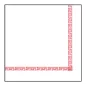 SERVIETTES 'GRECA' 45 G/M2 40x40 CM BLANC AIRLAID (700 UNITÉ) SERVIETTES