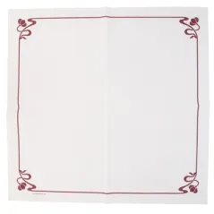 SERVIETTES  45 G/M2 40x40 CM BLANC AIRLAID (700 UNITÉ)