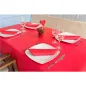 SERVIETTES ECOLABEL 2 PLIS 18 G/M2 39x39 CM ROUGE OUATE (1600 UNITÉ) SERVIETTES ECOLABEL 2 PLIS