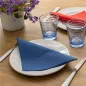 SERVIETTES ECOLABEL 2 PLIS 18 G/M2 39x39 CM BLEU MARINE OUATE (1600 UNITÉ) SERVIETTES ECOLABEL 2 PLIS