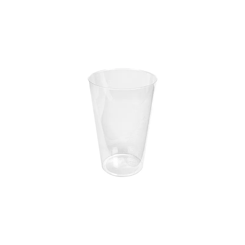 VERRES INJECTÉS 400 ML Ø 8,5/6x13 CM TRANSPARENT PS (500 UNITÉ) VERRES INJECTÉS 400 ML Ø 8,5/6x13 CM TRANSPARENT PS (500 UNITÉ)