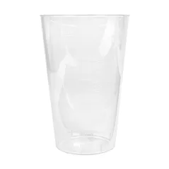 VERRES INJECTÉS  400 ML Ø 8,5/6x13 CM TRANSPARENT PS (500 UNITÉ)