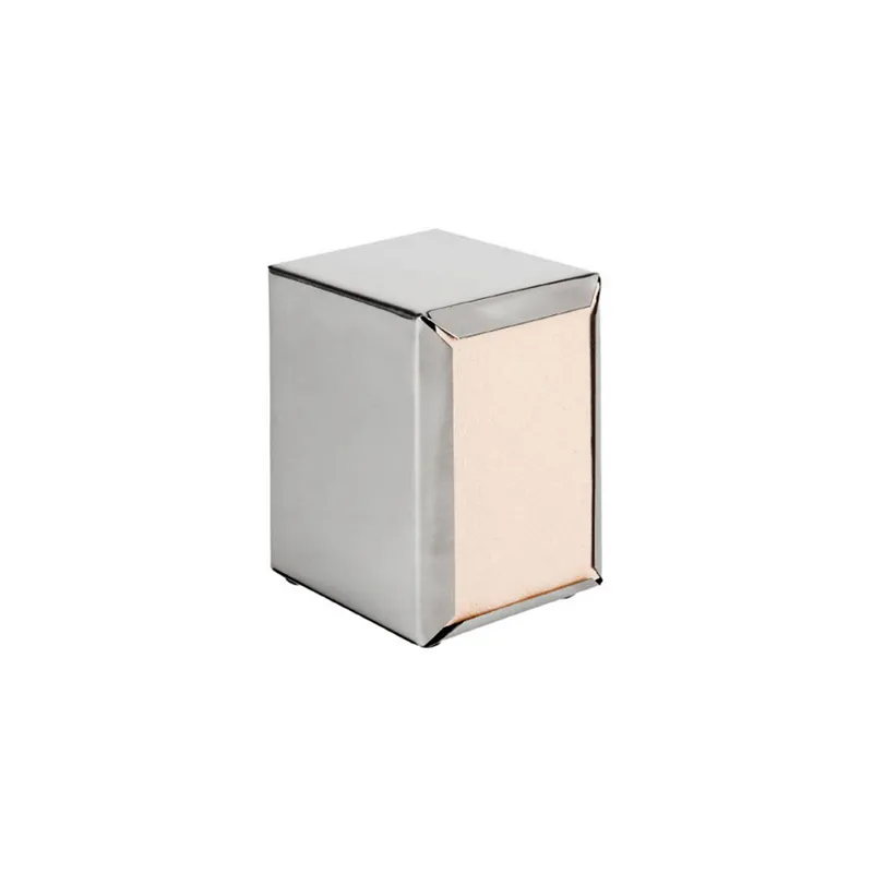 DISTRIBUTEUR SERVIETTES MINI SERVIS   11x9x13,5 CM ARGENTE INOX (12 UNITÉ)