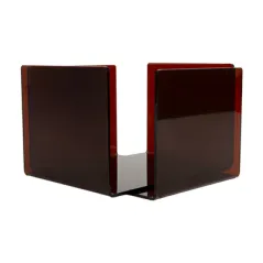DISTRIBUTEUR SERVIETTES 11x11x10,8 CM MARRON METACRYLATE (2 UNITÉ)