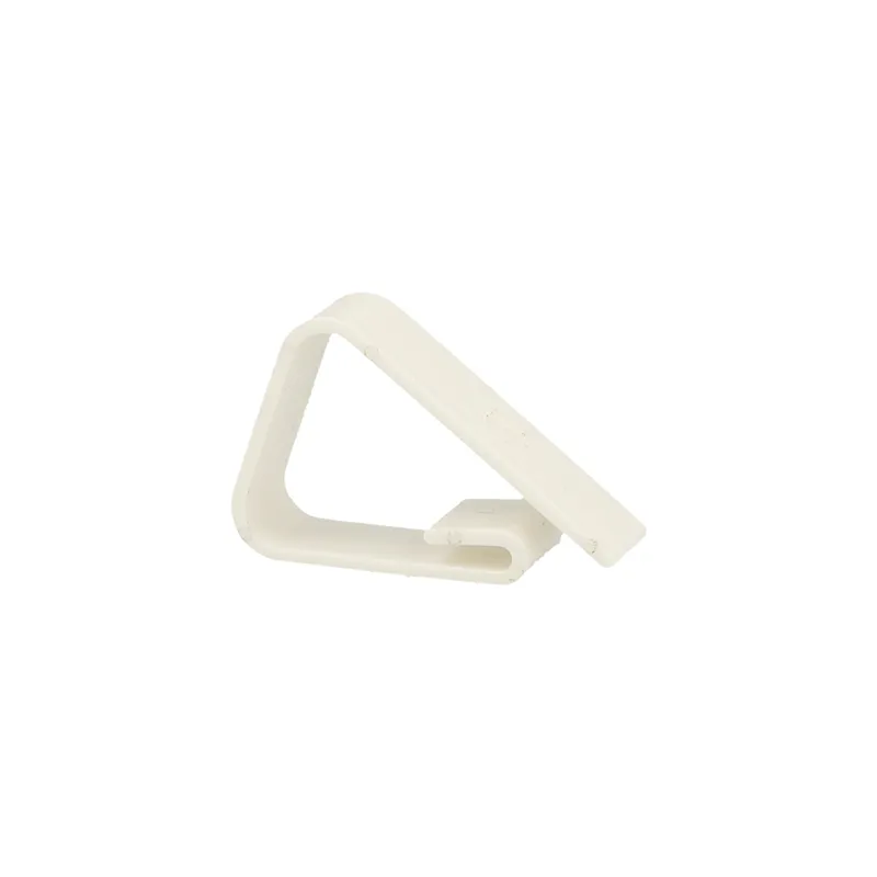 PINCES POUR FIXATION NAPPES   5x3,5x1 CM BLANC PP (100 UNITÉ)