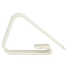 PINCES POUR FIXATION NAPPES   5x3,5x1 CM BLANC PP (100 UNITÉ)