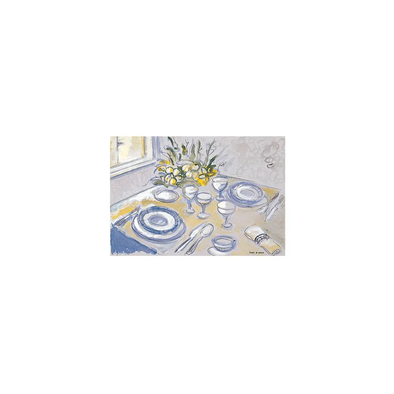 SETS DE TABLE OFFSET 'PROVENZAL' 70 G/M2 31x43 CM QUADRICHROMIE PAPIER (2000 UNITÉ)