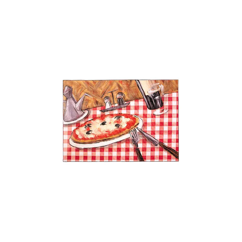 SETS DE TABLE OFFSET 'PIZZA' 70 G/M2 31x43 CM QUADRICHROMIE CELLULOSE (2000 UNITÉ)