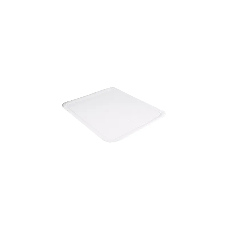PLATEAUX PÂTISSERIE - MOYENS  1270 G/M2 40x50 CM BLANC CARTON (25 UNITÉ)