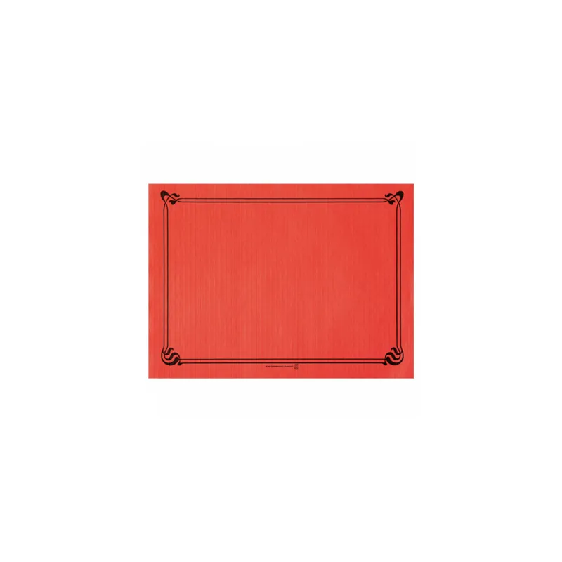 SETS DE TABLE  48 G/M2 31x43 CM ROUGE CELLULOSE (2000 UNITÉ)