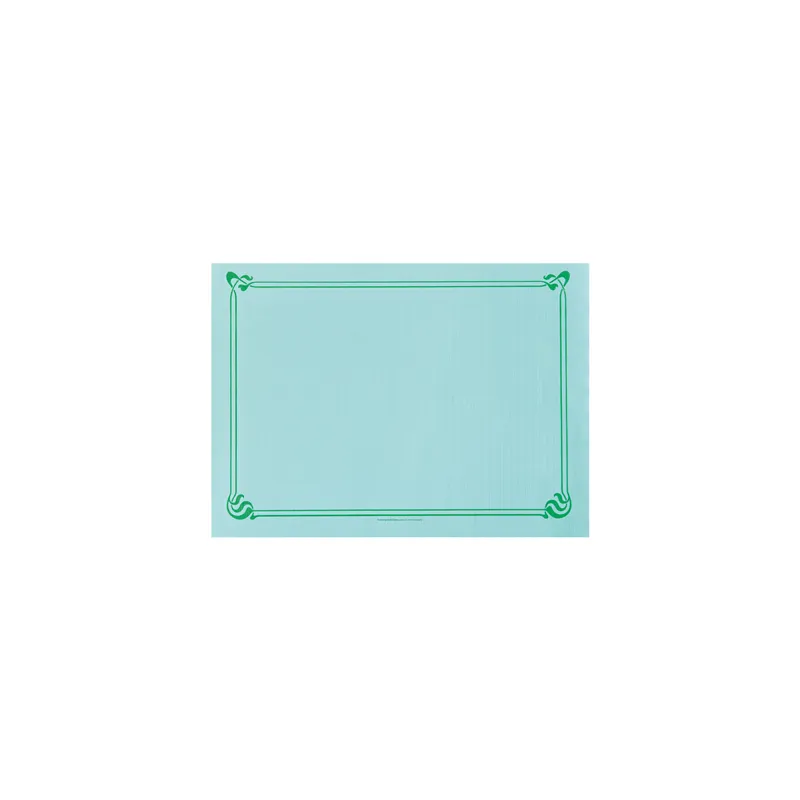 SETS DE TABLE  48 G/M2 31x43 CM VERT D'EAU CELLULOSE (2000 UNITÉ)