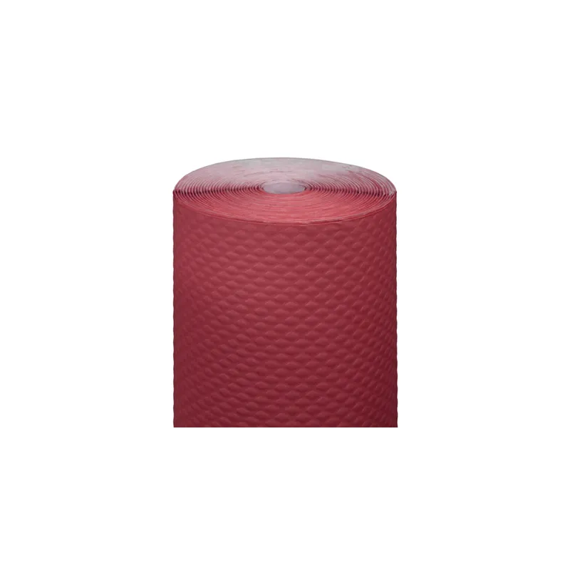 NAPPE EN ROULEAU  48 G/M2 1,20x100 M BORDEAUX CELLULOSE (4 UNITÉ)