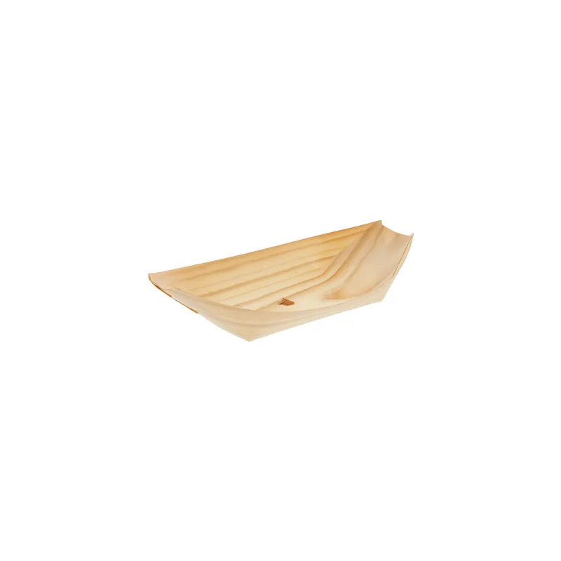 BARQUETTES EN FEUILLE DE PEUPLIER WOOD  22,5x11x3 CM NATUREL BOIS (1000 UNITÉ)