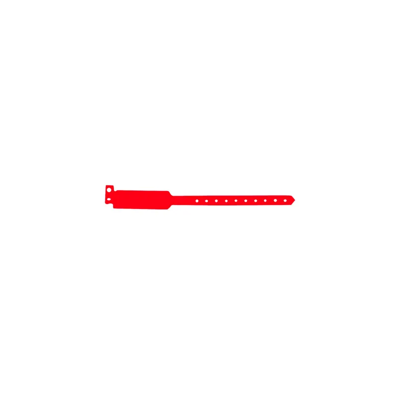 BRACELETS INVIOLABLES 25 CM ROUGE PVC (100 UNITÉ) BRACELETS INVIOLABLES 25 CM ROUGE PVC (100 UNITÉ)