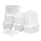 BARQUETTES + COUVERCLES 220 ML 9x6,5x5 CM TRANSLUCIDE PP (240 UNITÉ) BARQUETTES + COUVERCLES