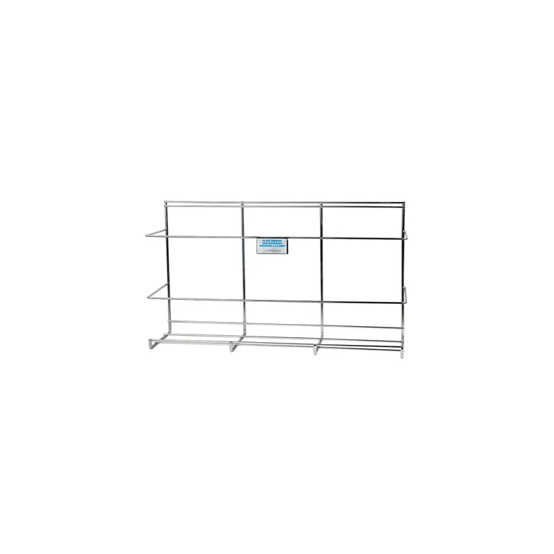 SUPPORT MURAL POUR 5 MODULES   53x14x30 CM INOX (1 UNITÉ)