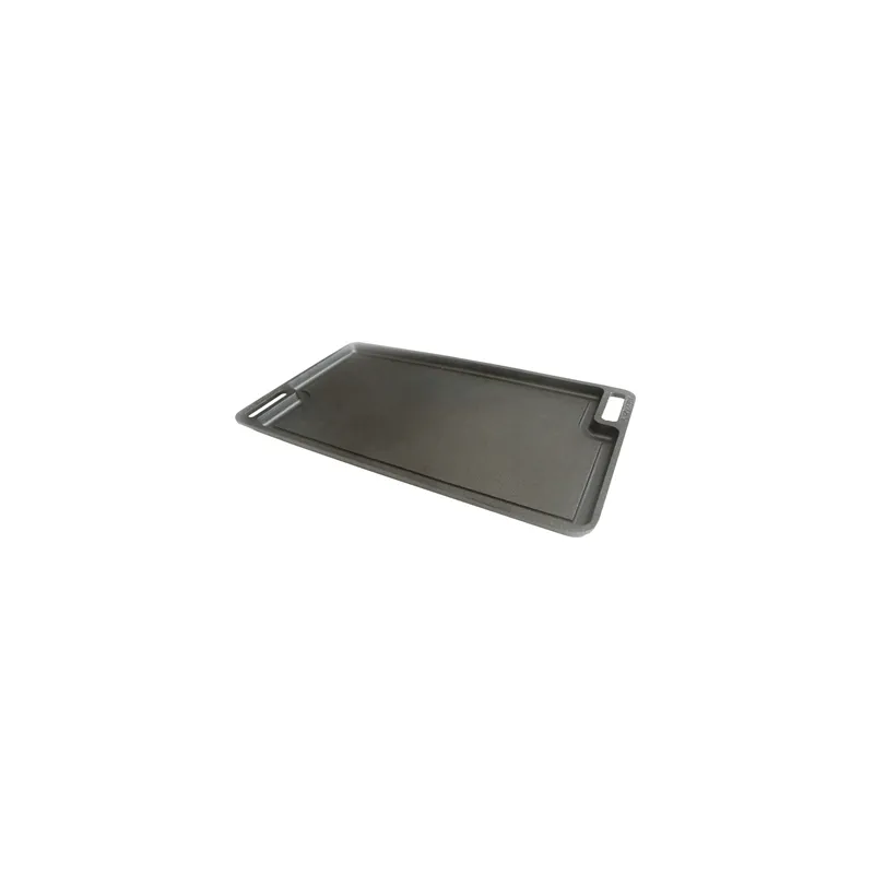 PLAQUE À GRILLER 46x25x1 CM NOIR FER (1 UNITÉ) PLAQUE À GRILLER 46x25x1 CM NOIR FER (1 UNITÉ)