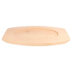 ASSIETTE CHAMPÊTRE OVALE + SUPPORT BOIS