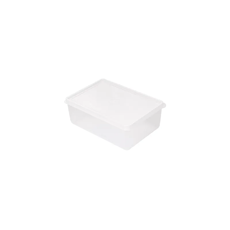 RÉCIPIENT ALIMENTS + COUVERCLE INCORPORÉ 1000 ML 18x12,8x6,5 CM BLANC PP (1 UNITÉ) RÉCIPIENT ALIMENTS + COUVERCLE INCORPORÉ 1000 ML 18x12,8x6,5 CM BLANC PP (1 UNITÉ)