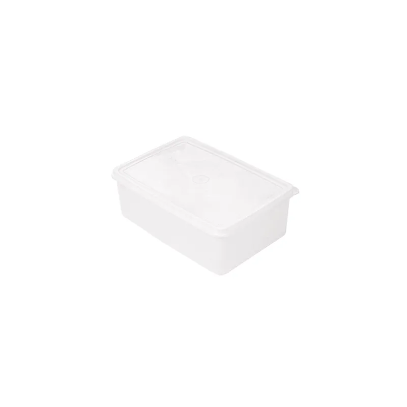 RÉCIPIENT ALIMENTS + COUVERCLE INCORPORÉ 1450 ML 20,5x14x8 CM BLANC PP (1 UNITÉ) RÉCIPIENT ALIMENTS + COUVERCLE INCORPORÉ 1450 ML 20,5x14x8 CM BLANC PP (1 UNITÉ)