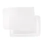 RÉCIPIENT ALIMENTS + COUVERCLE INCORPORÉ 1450 ML 20,5x14x8 CM BLANC PP (1 UNITÉ) RÉCIPIENT ALIMENTS + COUVERCLE INCORPORÉ
