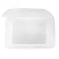 RÉCIPIENT ALIMENTS + COUVERCLE INCORPORÉ 6750 ML 30x20x15 CM BLANC PP (1 UNITÉ) RÉCIPIENT ALIMENTS + COUVERCLE INCORPORÉ