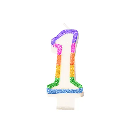 BOUGIES ANNIVERSAIRE N.1