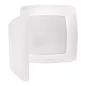 RÉCIPIENT ALIMENTS + COUVERCLE INCORPORÉ 2500 ML 18,5x18,5x11 CM BLANC PP (1 UNITÉ) RÉCIPIENT ALIMENTS + COUVERCLE INCORPORÉ