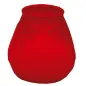 BOUGIES EN VERRE 'MONARCH' 9,5x9,5 CM ROUGE PARAFFINE (24 UNITÉ) BOUGIES EN VERRE