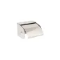 DISTRIBUTEUR PAPIER HYGIÉNIQUE DOM. 12,5x10x9,5 CM ARGENTE INOX (1 UNITÉ) DISTRIBUTEUR PAPIER HYGIÉNIQUE DOM.