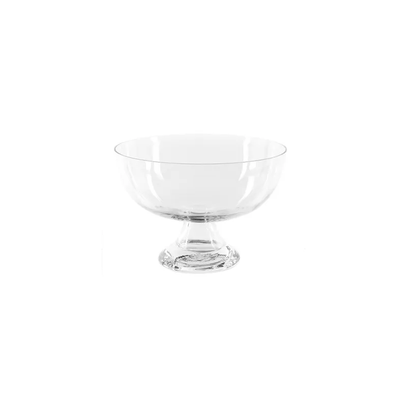 COUPE DÉCORATION   Ø 24,6x17 CM TRANSPARENT VERRE (1 UNITÉ)