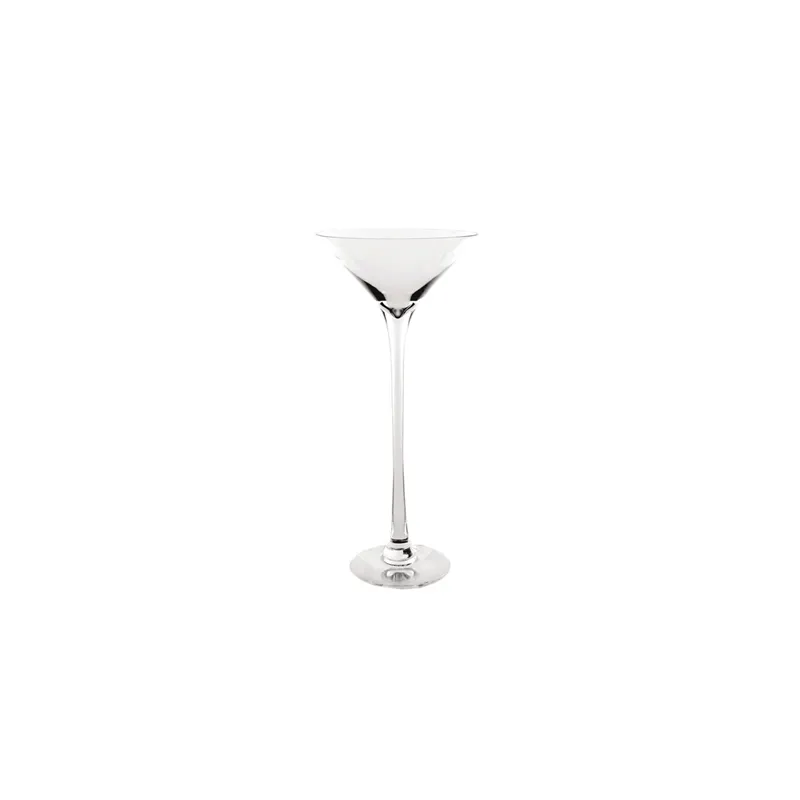 DÉCORATION GÉANTE - COUPE MARTINI   Ø 31x80 CM TRANSPARENT VERRE (1 UNITÉ)